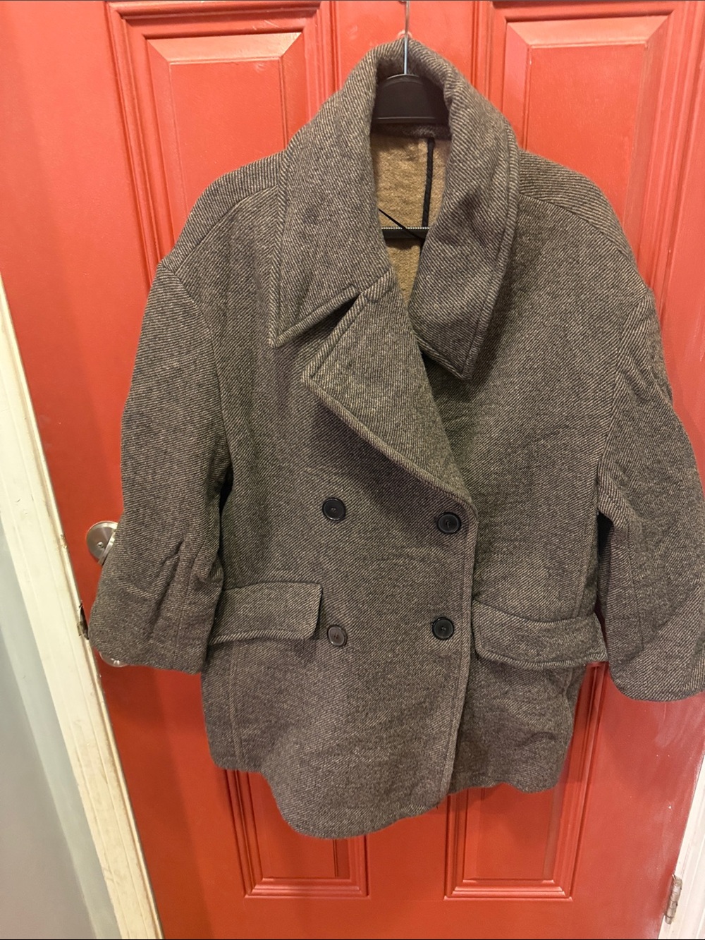 Zara - WOMEN’S WOOL BLEND COAT- Size SMALL